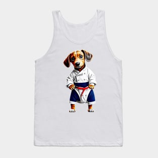 Whisk Up Some Fun with a Dachshund Chef Tee Tank Top